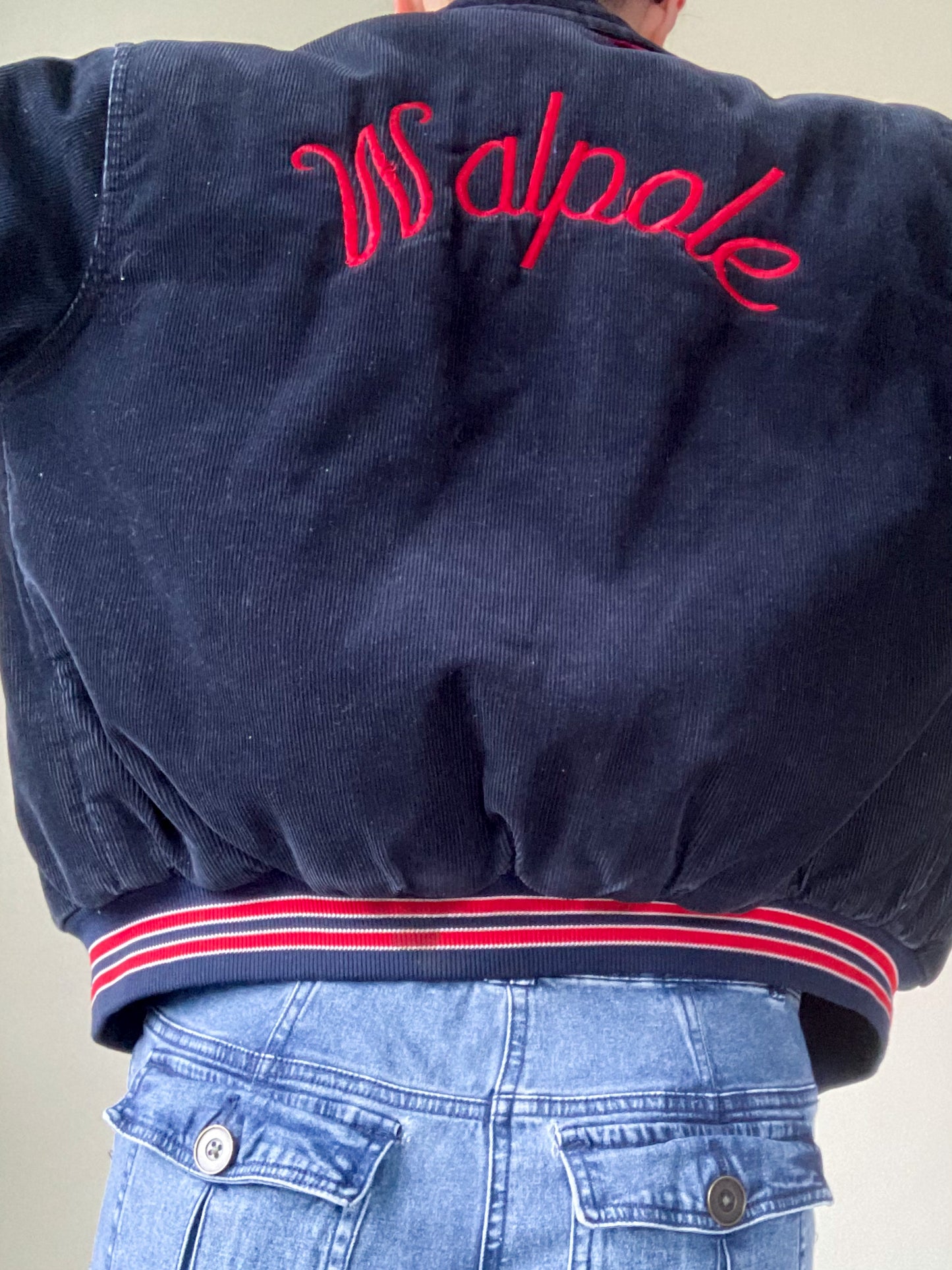 Vintage Walpole Corduroy Varsity Jacket