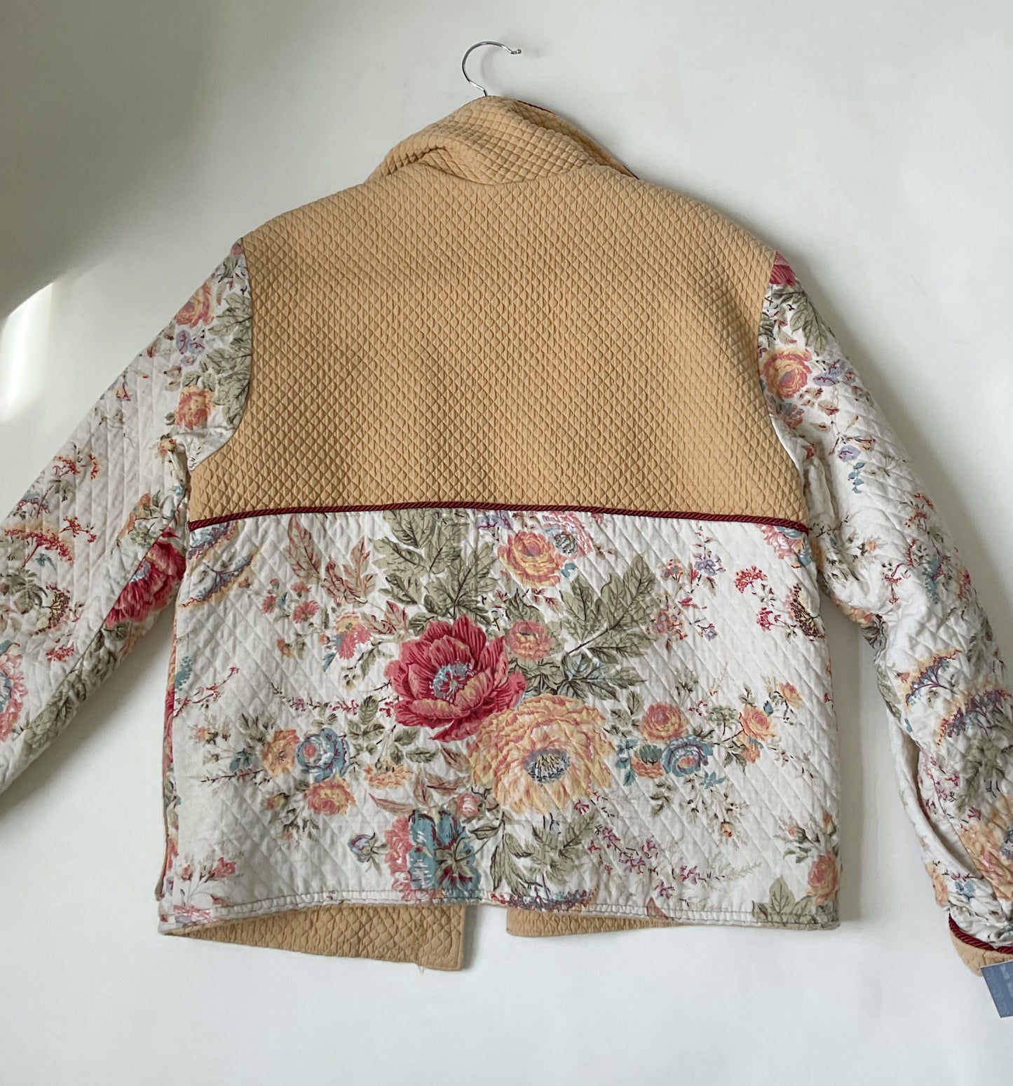 Vintage Spring Floral Quilted Jacket