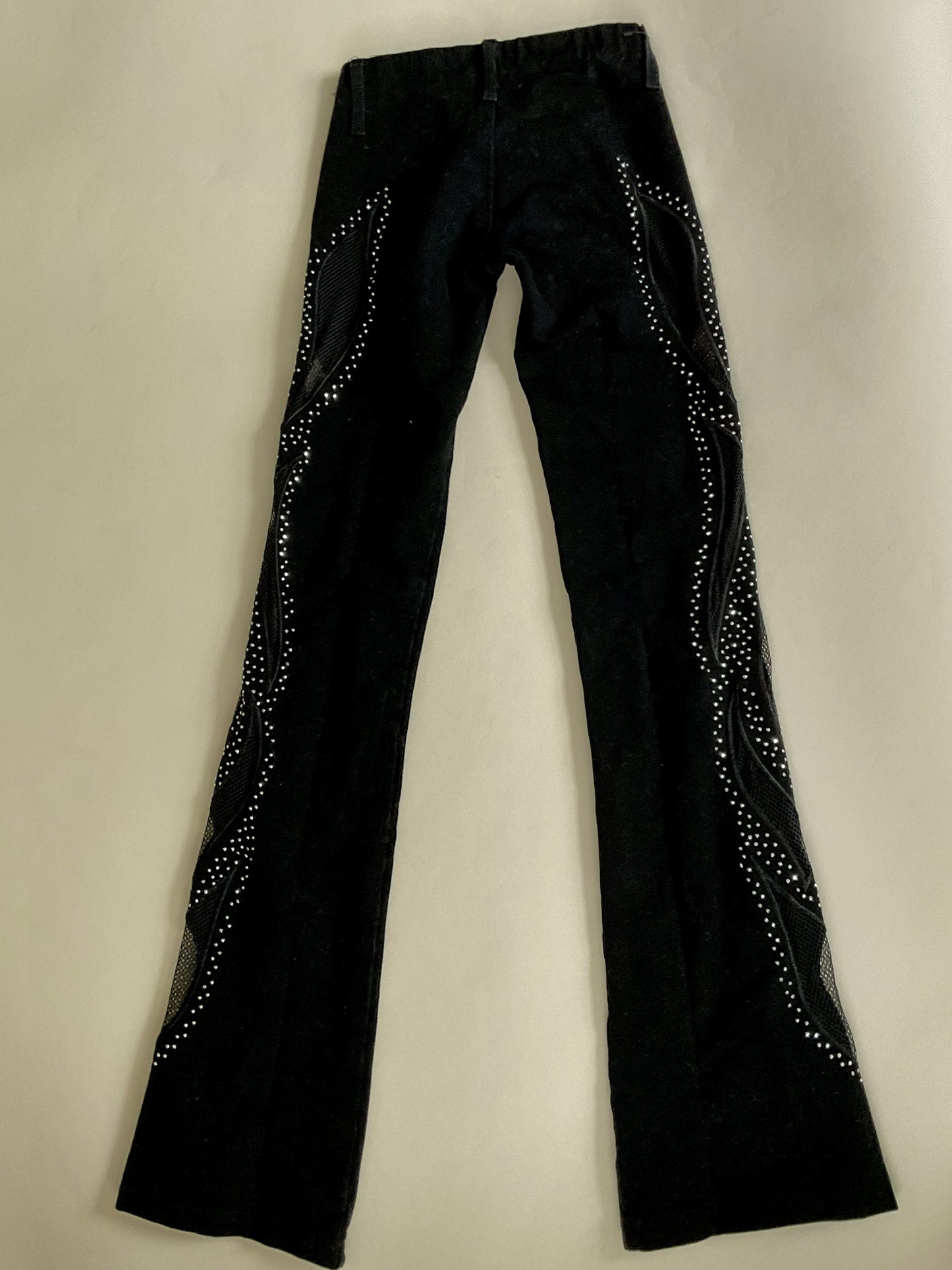 Vintage RARE Mesh and Bedazzled Pants