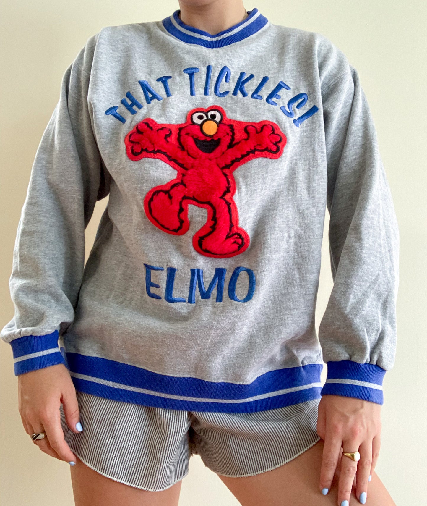 Vintage That Tickles Elmo! Crew