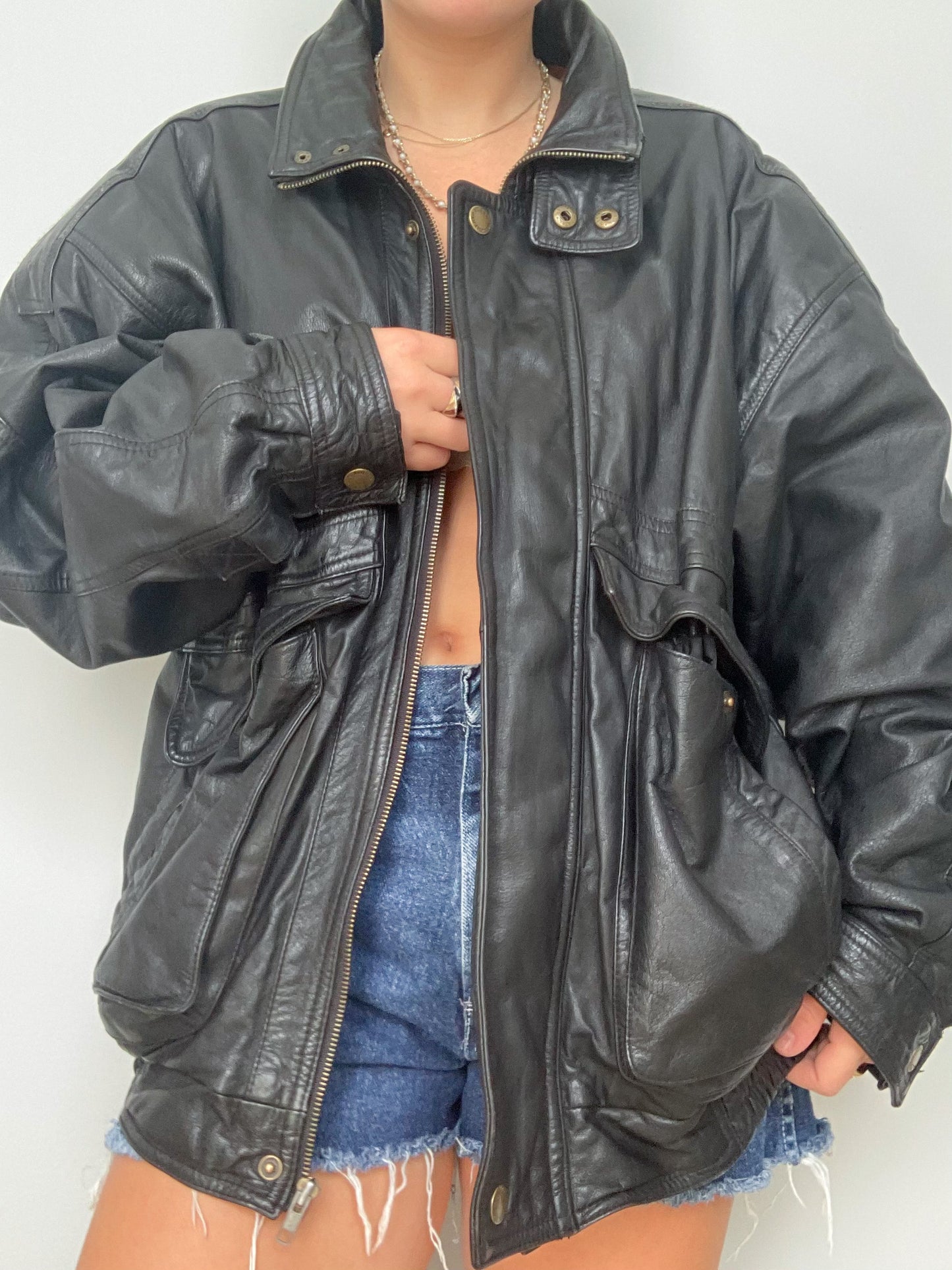 Vintage Urban Equipment Leather Jacket