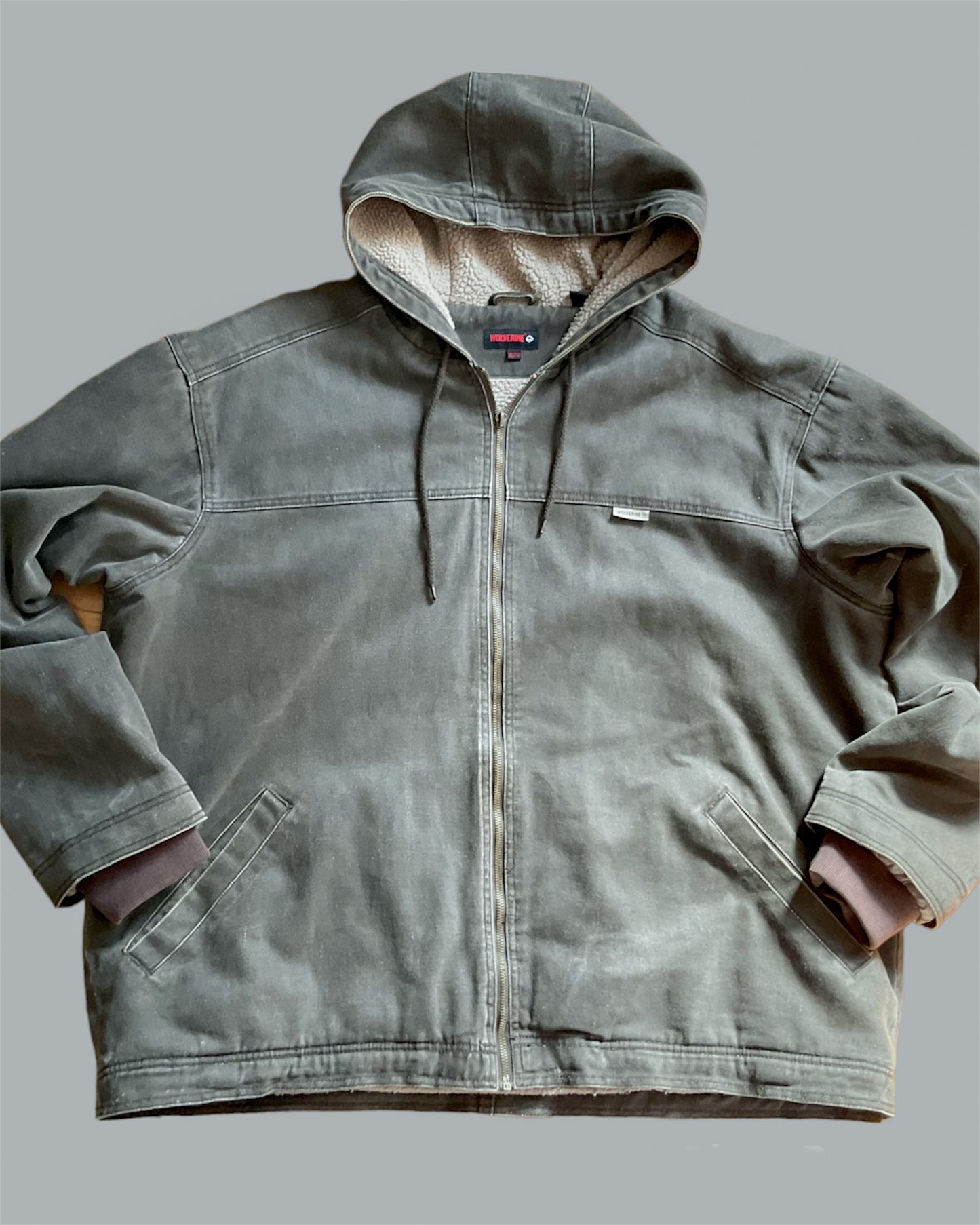 Wolverine Canvas and Sherpa Lined Jacket