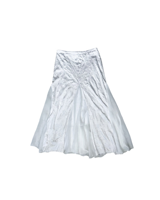 y2k Profile Clothing slit flare skirt