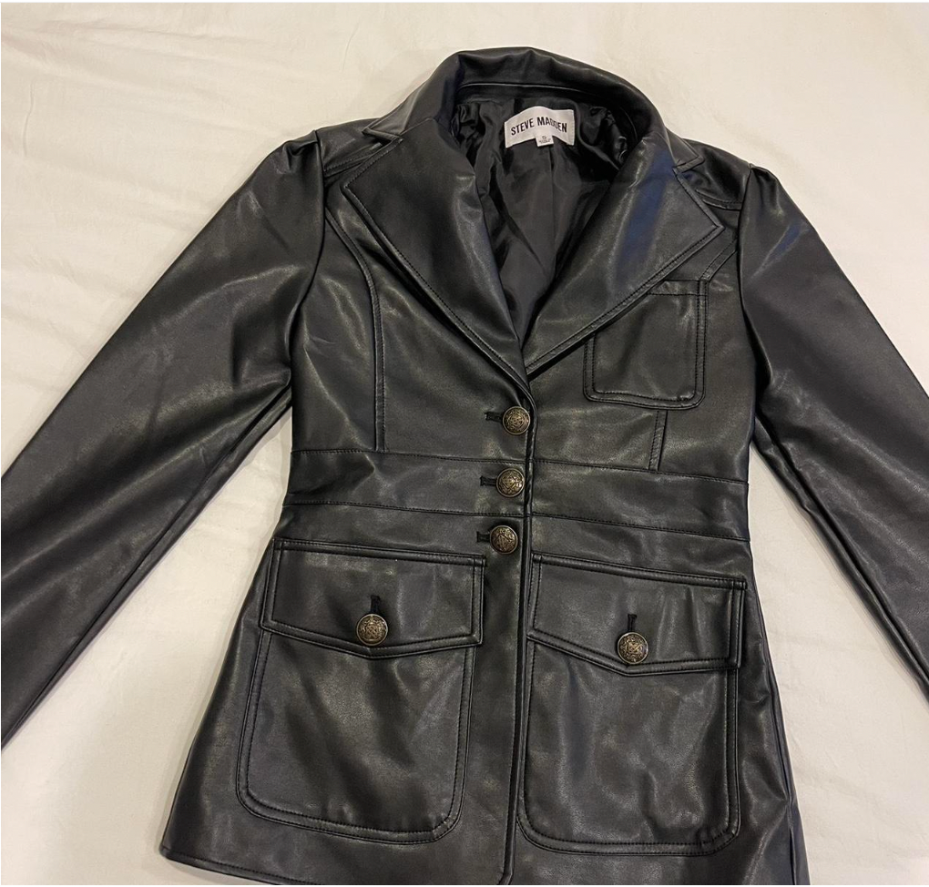 Vintage Steve Madden Leather Jacket Blazer